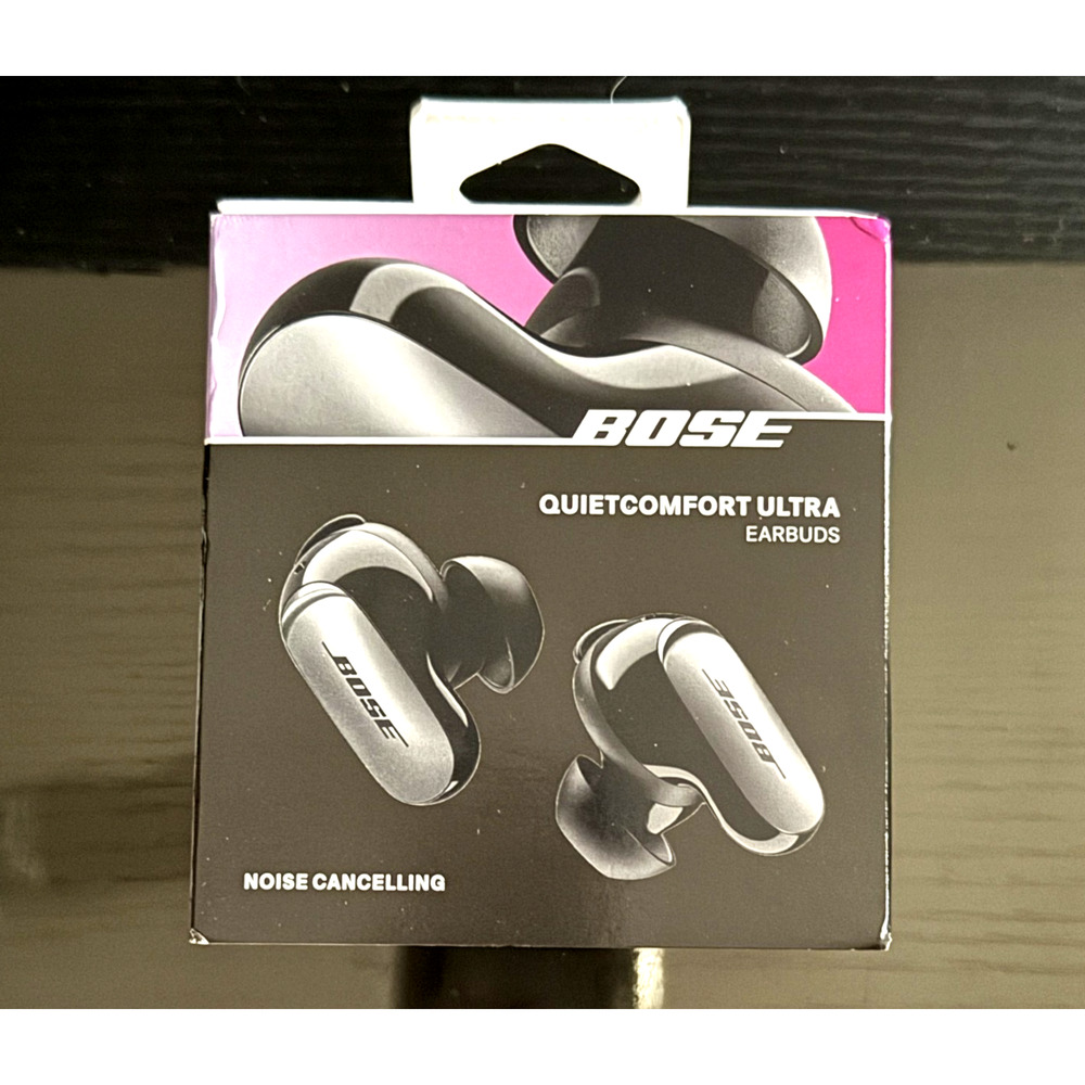 Bose QuietComfort Ultra Wireless Bluetooth Earbuds Black with All Components